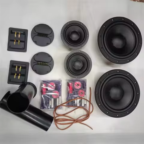 Z-777 8 Inch Loudspeaker Speaker Kit DIY HIVI D8.8MKII+D5.4II+RT1C-A+DN-DC2.3MKII 3 Way Speaker Kit