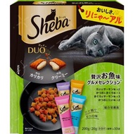 Sheba Duo Plus 夾心脆餅貓零食 (奢華魚品精選) 200g