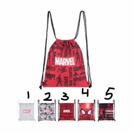 Drawstring Backpack/Tas serut Marvel vs Sesame Miniso