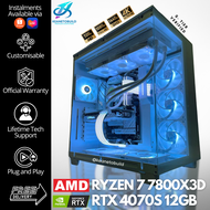 คอมพิวเตอร์ตั้งโต๊ะสำหรับเล่นเกมแบบกำหนดเอง-AMD Ryzen 7 7800X3D RTX 4070 SUPER 4070 S 12GB-สุนทรียศา