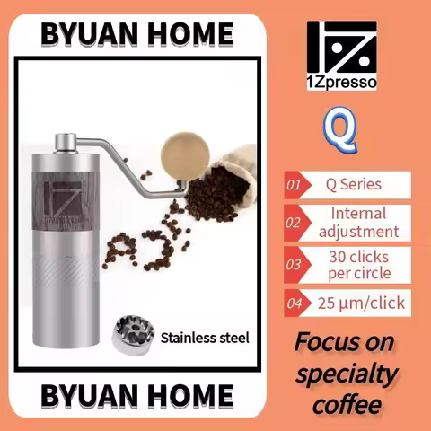 New 1zpresso Q Aluminum alloy portable coffee grinder mini coffee mill grinding