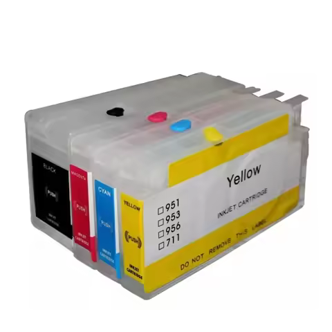 4PC H711 HP711XL 711 711XL Refillable Ink Cartridge Or Auto Reset Chip For HP 711 T120 T520 120 520 