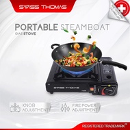 SwissThomas Portable Steamboat Gas Stove 1 Burner Outdoor Camping Stove Picnic Gas Burner