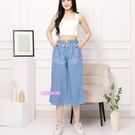 7/8 short jeans jumboWanita - below-the-knee shorts Wanita