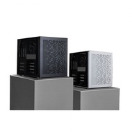 Tecware Quad TG MATX Gaming Case - Black / white