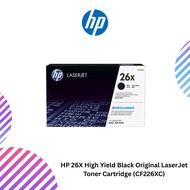 HP 26X High Yield Black Original LaserJet Toner Cartridge (CF226XC)