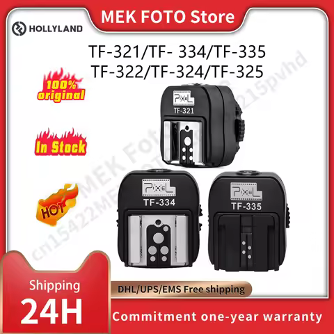 Pixel TF-321/TF-334/TF-335 TF-322/TF-324/TF-325 TTL Flash Hot Shoe Adapter Converter For Canon Sony 