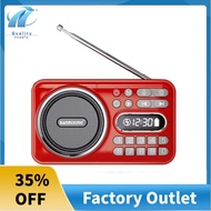 Portable Mini FM Radio with Bluetooth LED Display Soundbar Music Player & Recorder 76-108MHZ Frequen
