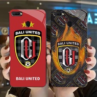 DK-64 Indonesia FC Bali United Casing GLASS soft frame black OPPO Realme F5 F9 F7 A5S A7 A11K A12S 2