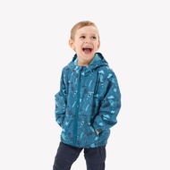 QUECHUA Kids’ waterproof hiking jacket 2-6 years, MH500 - Blue