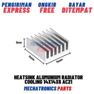 [DEV-9162] HEATSINK ALUMINUM RADIATOR COOLING 14X14X6 HEATSINK AC21