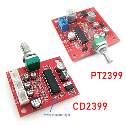 CD2399 PT2399 Microphone Reverb Plate Reverberation Board No Preamplifier Function Module DC5-15V 6-