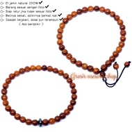 KAYU Original Wooden tasbih Bracelet For Pregnant Women/Drawstring And Rubber tasbih Bracelet