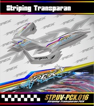PCX Sticker Striping PCX Sticker Motor Honda PCX Variasi Transparan Thailook 016