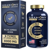 Essential Amino Acids Supplement for Men & Women - All 9 BCAAs EAA Supplements Formula - Leucine Ami