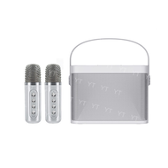 ไมค์คาราโอเกะ ไมค์ร้องเพลง ไมโครโฟนคู่ ลำโพงบลูทูธ YS-219 Blutooth Speaker รองรับ USB/TF/AUX(เสียงดั