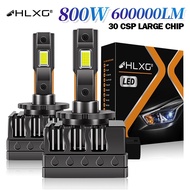 HLXG D1S D3S LED Canbus D4S D2S D8S LED Headlights HID D1R D2R D3R D4R Bulb 800W 600000LM Car Light 
