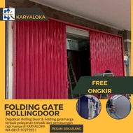 rolling door warung murah