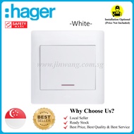 [Singapore Local Authorized Seller] Hager Double Pole DP Single Water Heater Switch 20A with LED