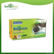 TOP GLOVE NITRILE BIOGREEN GLOVE M 100S