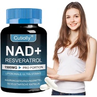 NAD Plus, NAD+Capsules Containing Resveratrol, 90 Capsules Lipid NAD, NAD Supplements, NAD+Supplemen