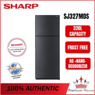 Sharp SJ327MDS 320L 2 Doors Refrigerator Peti Sejuk Fridge