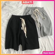 ABATI wide-form unisex shorts for men and women, big size basic plain ABATI Shorts for men and women