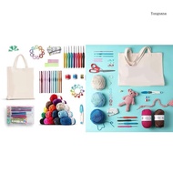 【CH*】 Essential Crochet Hooks Set twith 73 Assorted Tools Suitable for Home Studios