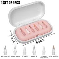 6 PCS 2B Soft Nibs for iPad Pro iPencil 1 2 Pro Stylus Fine Nib Replacement Pencils Tips for Apple P