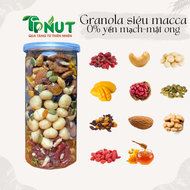 500g Granola siêu hạt TPNut (có loại không yến mạch) - Ăn kiêng không đường
