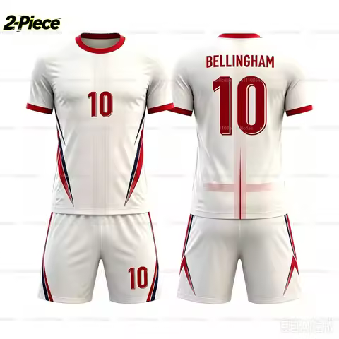 2 Piece New England Bellingham #10 Fan Football Jersey T-Shirt Family Matching Set Breathable Specia