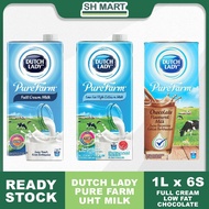 Dutch Lady Purefarm Uht Milk 3 flavour 1L X6pcs (promo)