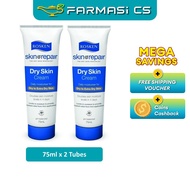 Rosken Skin Repair Dry Skin Cream 75ml x 2 tubes (TWIN) EXP:06/2028 [ Farmasi CS ]