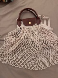 Longchamp 手提網袋