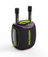 Hopestar Party600 ลำโพงบลูทูธ 300วัตต์ พร้อมไมค์ลอย2อัน ปรับเสียงไมค์ได้ ลำโพง6ดอก มีไฟRGB ปรับเบส3โ