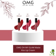 ️Rakkistore99 ️ OMG Oh My Glam Matte Kiss Lip Cream I OMG OH MY GLAM Mattelast Lip Cream (lipstick l