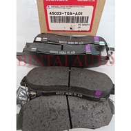 *ORIGINAL HONDA TOA CRV 2013-2015 FRONT BRAKE PAD/ DEPAN DISC PAD SWA, TME 45022-TOA-A01