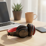 B39 Wireless Bluetooth Headphone with Colorful LED Over-Ear Design, Noise Cancelling, and Enhanced B