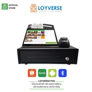 Loyverse POS 10.1 ขาตั้งPST เครื่องพิมพ์บลูทูธ 58mmลิ้นชักเก็บเงินอัตโนมัติ