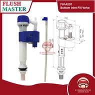 Flushmaster 1/2" Bottom Inlet Fill Valve With Refill