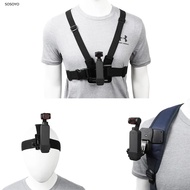 【Worth-Buy】 Chest Strap Backpack Clip Headband Strap Mount With Fixed Clip J-Shaped Base For Osmo Pocket 1 2 Camera Gimbal Accessories
