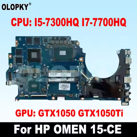 DAG3AAMBAG0 G3AA for HP OMEN 15-CE TPN-Q194 Laptop Motherboard DAG3AAMBAF0 with I5-7300HQ I7-7700HQ 