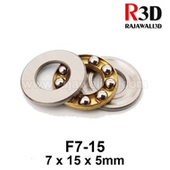 Ball Bearing F7-15 7x15x5 Thrust Plane