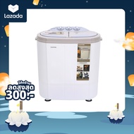 KASHIWA เครื่องซักผ้า 2in1 พร้อมถังปั่นหมาด (ถังซัก 3.5 กก.,ถังปั่นหมาด 2 กก.) รุ่น S36D