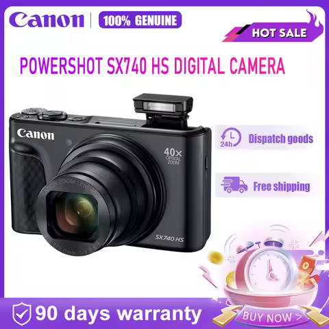Canon PowerShot sx740 HS digital camera (used) 40x optical zoom 4K Ultra HD video WiFi Bluetooth con
