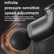 Fascia Gun Massager Sports Fitness Adjustable Impact Fascia Gun Rechargeable Neck Gun Portable Fasci