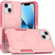 Magnetic for iPhone 13 Case & iPhone 14 Case Translucent Matte Phone Case iPhone 13/14 Compatible wi