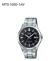 Casio Standard นาฬิกาข้อมือผู้ชาย สายสแตนเลส รุ่น MTS-100D(ส่งฟรี)