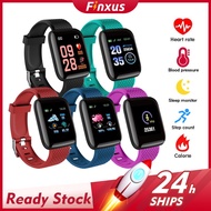 116 Plus Jam Pintar Smart Watch IP67 Waterproof Bluetooth Smart Band Sport Fitness Tracker Heart Rate Monitor