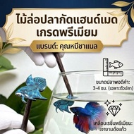 Betta Fish Lure "Blue Supachok" Chanel Bear Mahachai Wild Small Size 3-4 Cm. Estimated